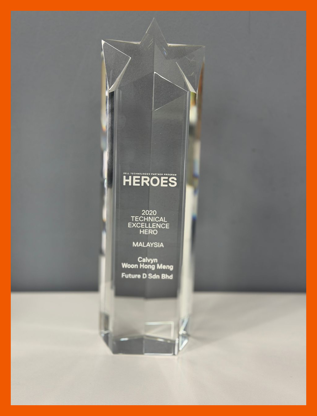 Dell Techonogies Technical Excellent Hero 2020